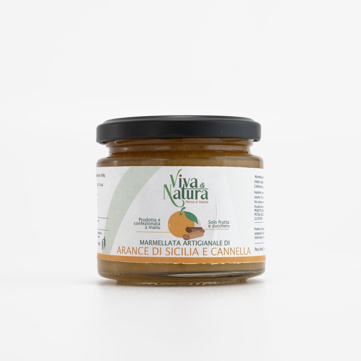 Marmellata di Arance di Sicilia e Cannella 250gr