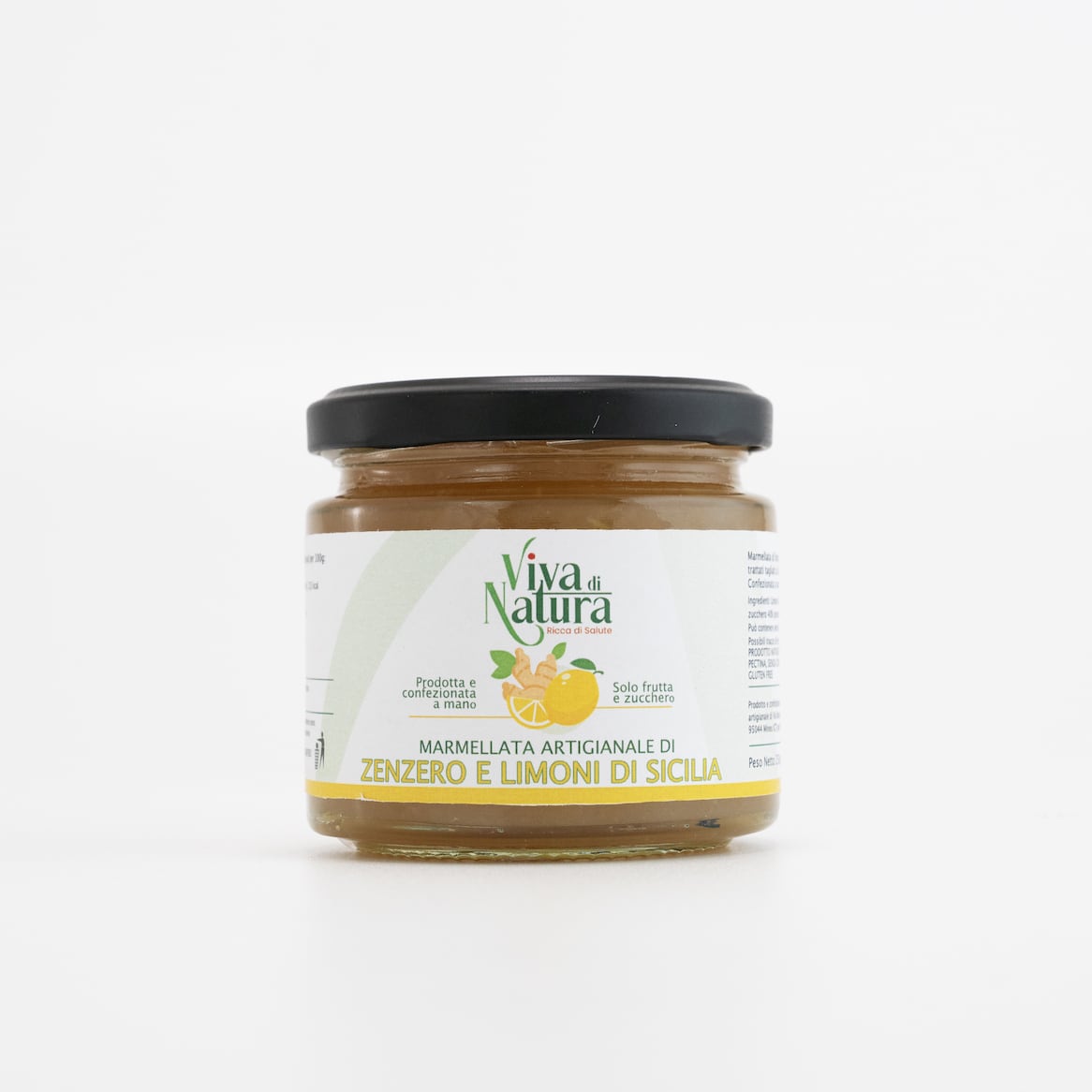 Marmellata di Zenzero e Limoni di Sicilia 250gr