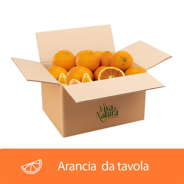 box arance Tarocco da tavola